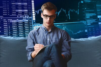 Junge Menschen entdecken die Börse